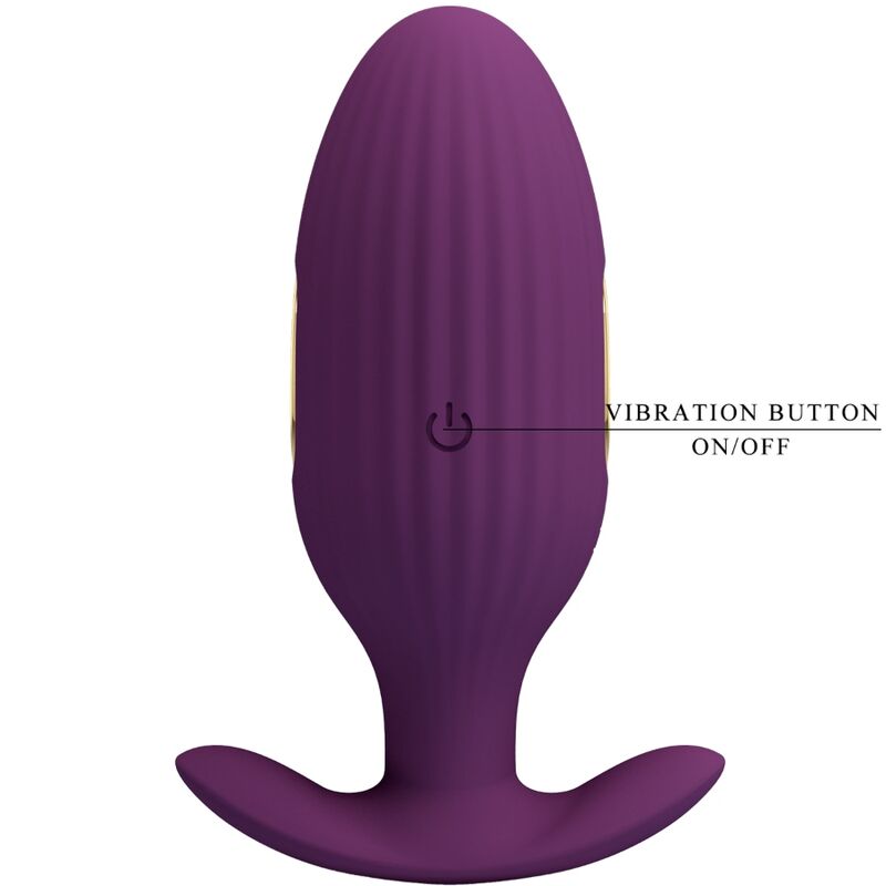 Pretty Love - Plug Anal Connecté et Vibrant avec Application / Violet