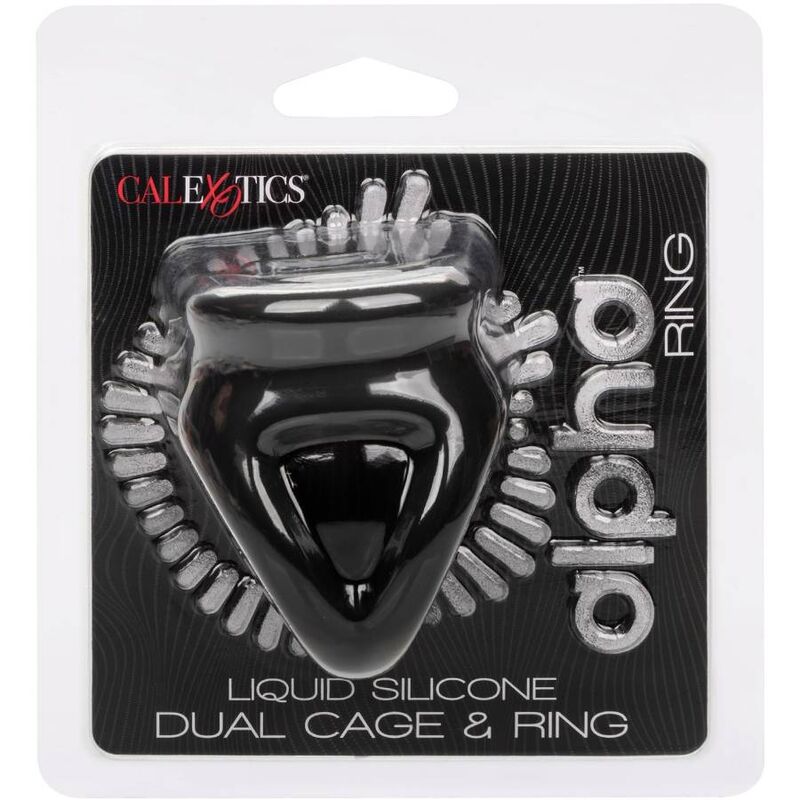 Anneau Pénien Alpha Dual Cage Noir - CalExotics