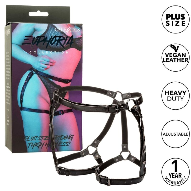Harnais de Cuisse Euphoria Multi Chaînes Grande Taille - CalExotics