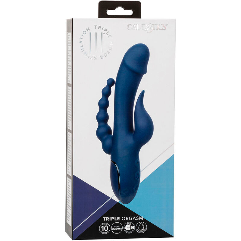 Vibromasseur Triple Orgasme III Bleu - CalExotics
