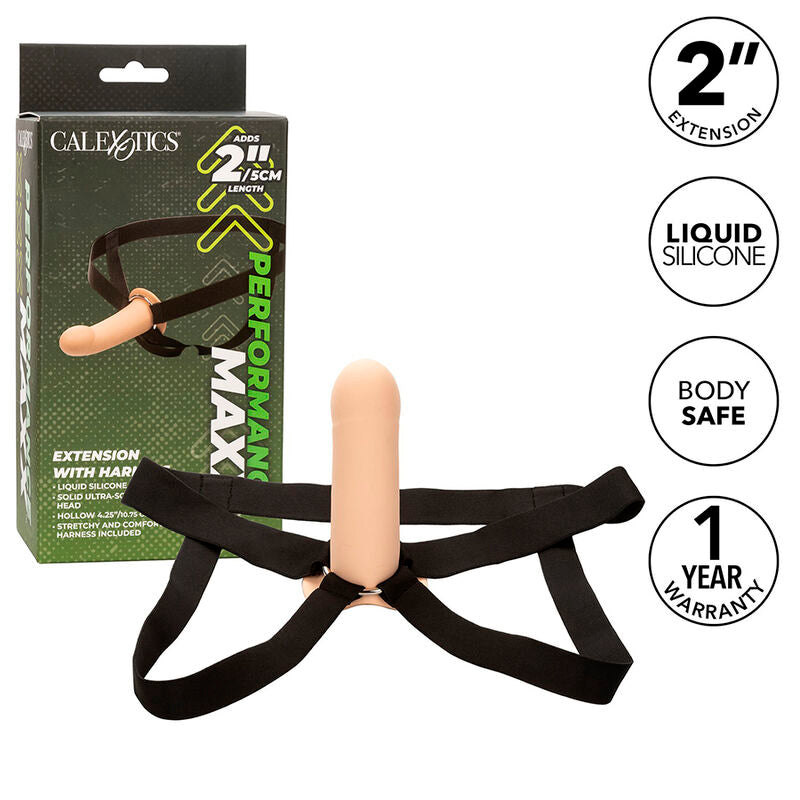 Extension Performance Maxx avec Harnais Peau Claire - CalExotics