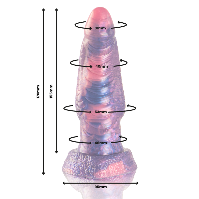 Dildo Fantasy Créature Mythologique Grèce antique - Violet et rose - Epic