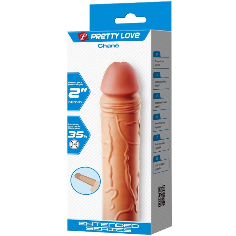 Pretty Love - Gaine pour Augmenter Taille pénis (+5cm) - Beige