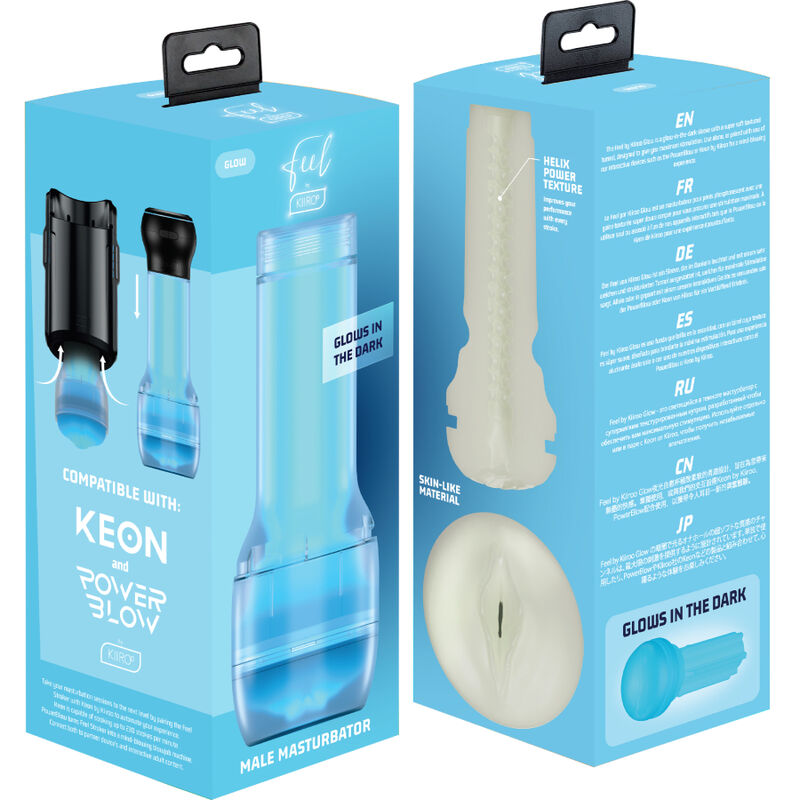 Masturbateur Masculin FeelGlow Phosphorescent - Kiiroo