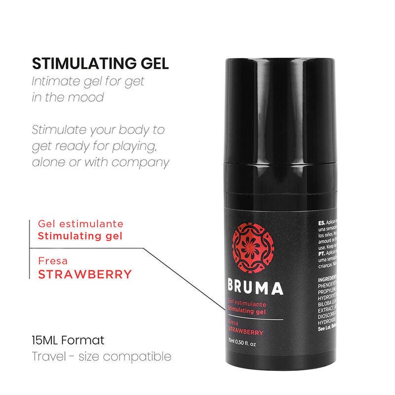Gel Stimulant Bruma Saveur Fraise 15ml - Bruma