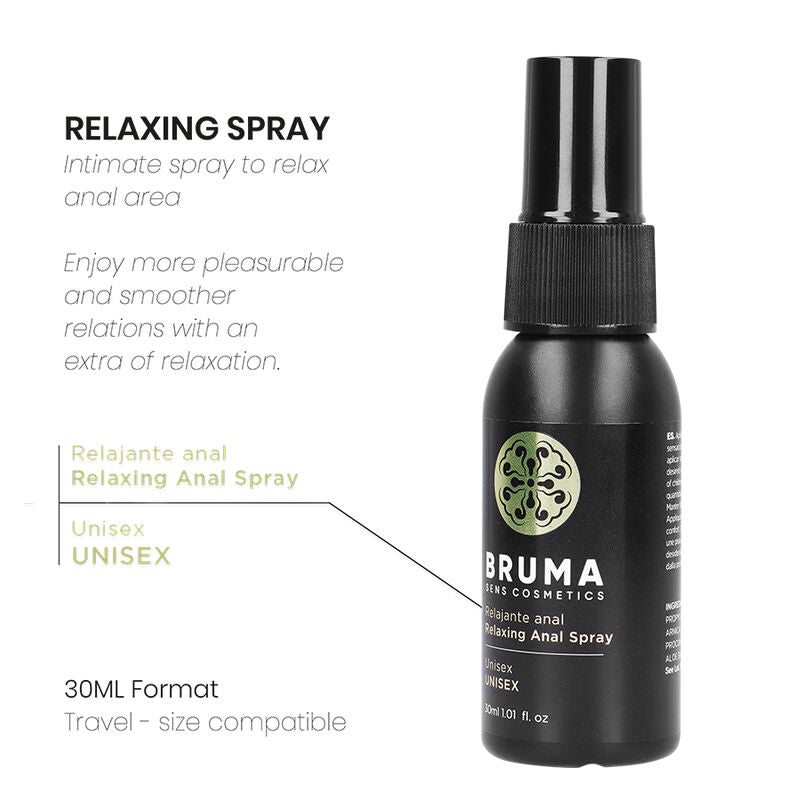 Spray Anal Relaxant Bruma Unisexe 30ml - Bruma