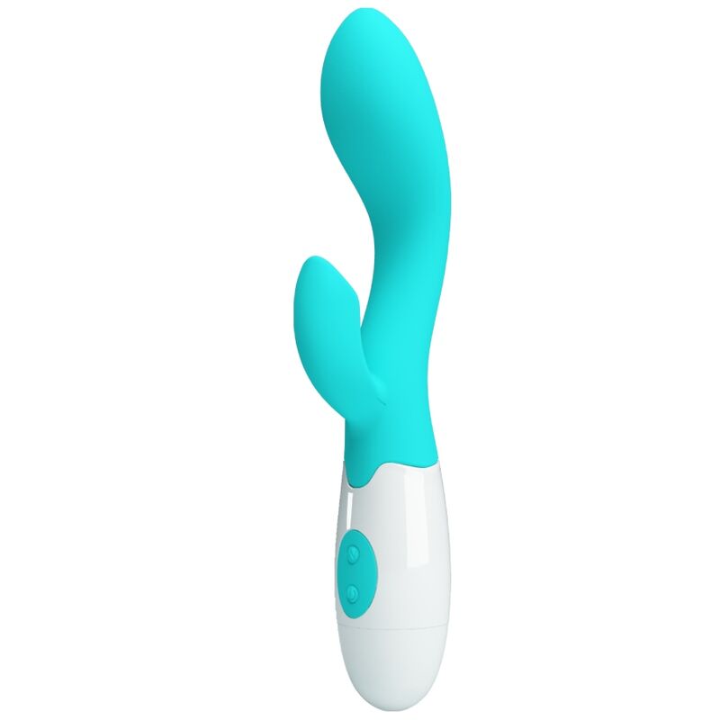Vibromasseur Double Stimulation Brighty G-Spot Vert Aqua - Pretty Love - PRETTY LOVE FLIRTATION
