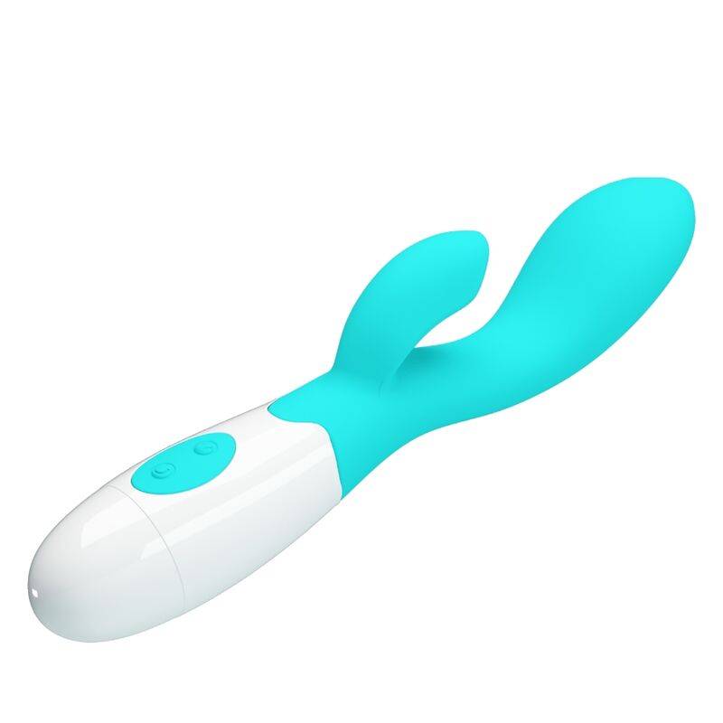 Vibromasseur Double Stimulation Brighty G-Spot Vert Aqua - Pretty Love - PRETTY LOVE FLIRTATION
