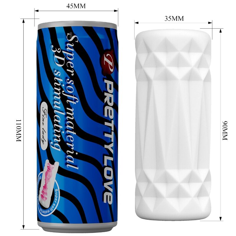 Masturbateur Stimulateur 3D Can Modèle 2 - Pretty Love - PRETTY LOVE MALE