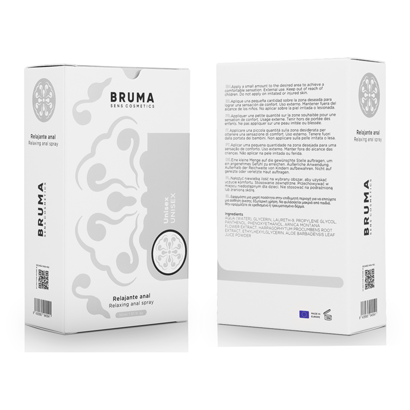 Spray Anal Relaxant Bruma Unisexe 30ml - Bruma