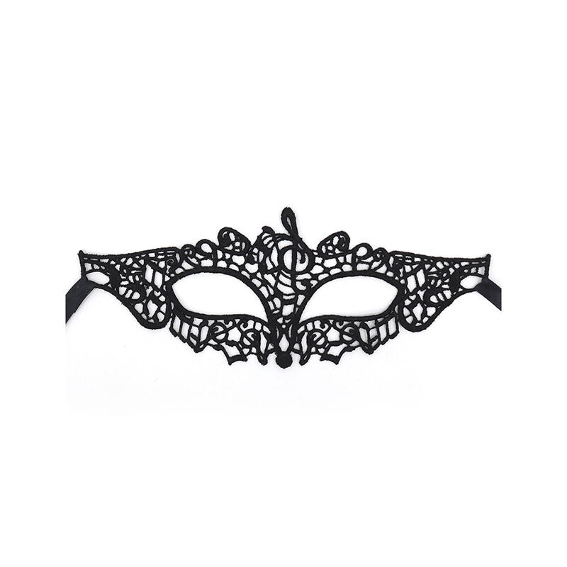 Masque de Séduction Dentelle Noire Modèle 2 - Queen Lingerie - QUEEN LINGERIE