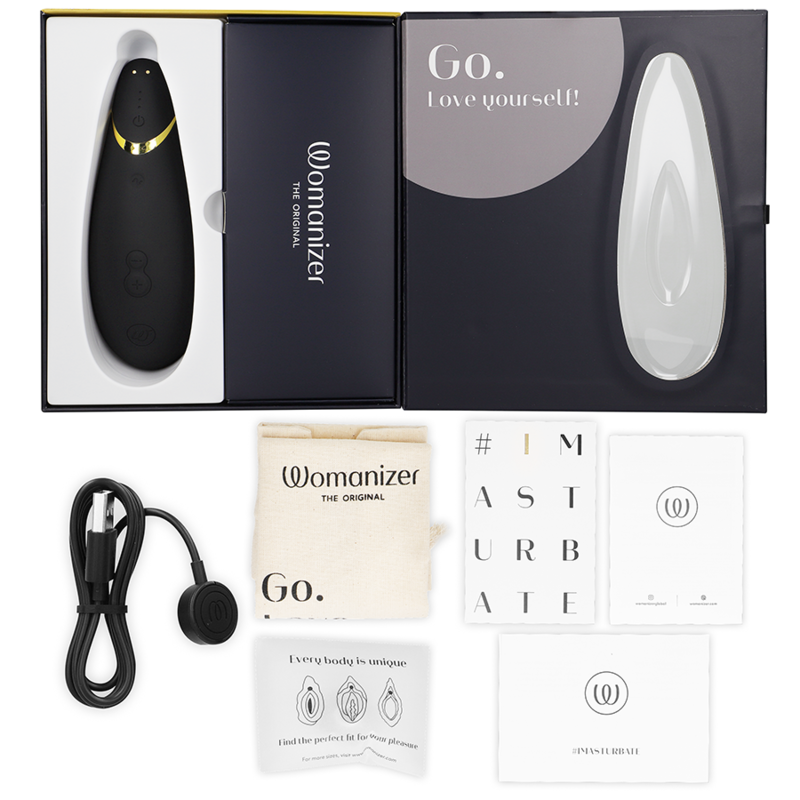 Womanizer - Premium 2 Stimulateur clitoridien | Noir