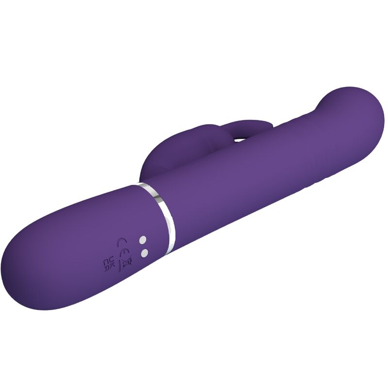 Vibromasseur Rabbit Coale 4 en 1 Violet - Pretty Love