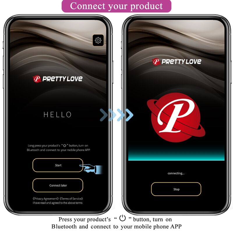Vibrateur Électrostimulation Hector Violet - Pretty Love