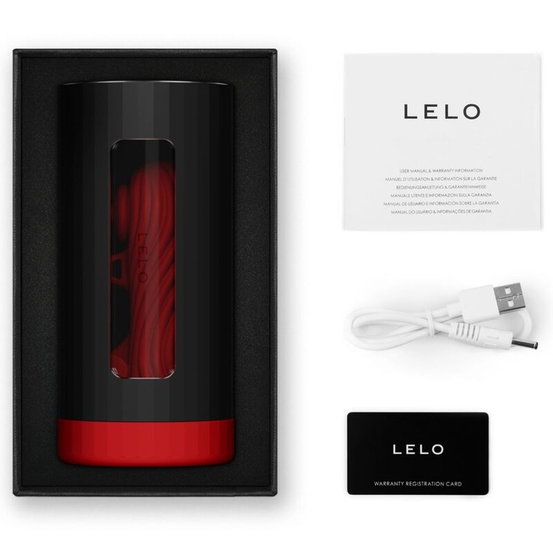 LELO - Masturbateur Masculin F1S V3 XL Contrôlé par l’IA - Rouge