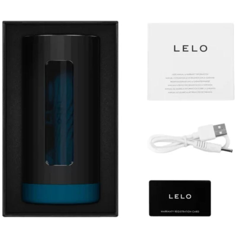 LELO - Masturbateur Masculin F1S V3 XL Contrôlé par l’IA - Bleu