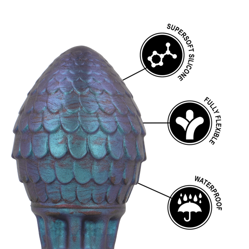 Epic – Plug anal Vrakos en forme d’œuf de dragon – Taille S