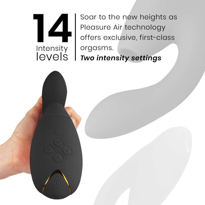 Womanizer - Duo 2 Double Stimulation du Clitoris | Noir