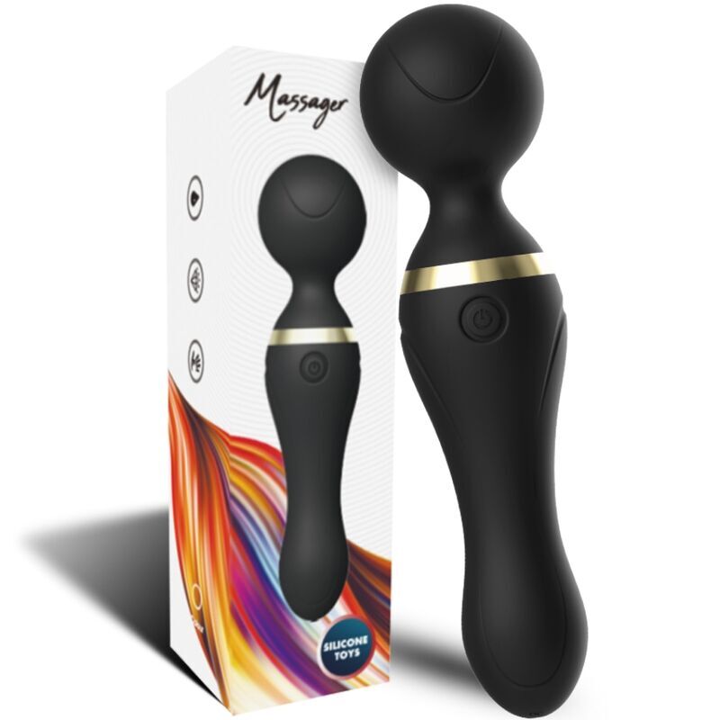 Vibrateur Masseur Freeza Tête Flexible Noir - Armony - Armony