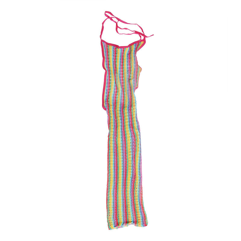 Regenbogen-Netzkleid Einheitsgröße - Subblime