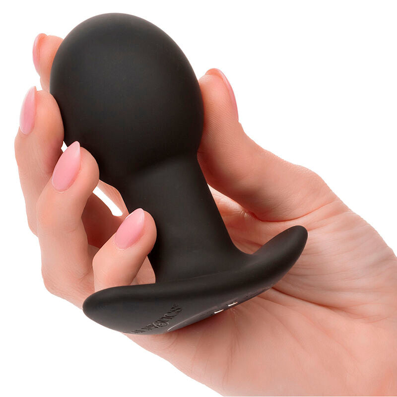 Plug Anal Vibrant Rock Bottom 10 Vibrations Noir - CalExotics