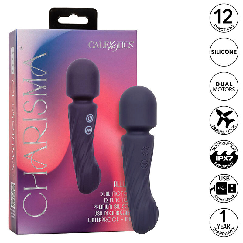 Masseur Intime Charisma Allure Double Moteur Violet - Calexotics