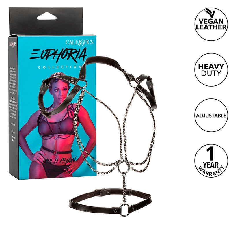 Harnais Licol Euphoria Multi-Chaînes Premium - CalExotics