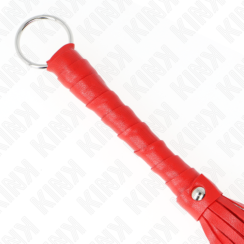 KINK - Mini Martinet BDSM Rouge Simple - 28 cm