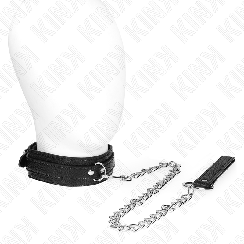 Collier BDSM Motif Serpent avec Laisse 65 cm - KINK - KINK COLLAR & GAG