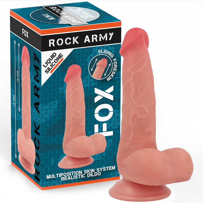 Gode Réaliste Liquid Silicone Fox 19cm - Rockarmy