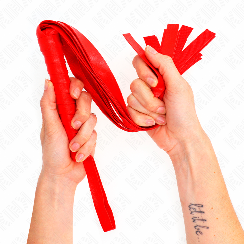 KINK - Martinet BDSM Rouge - 48,5 cm