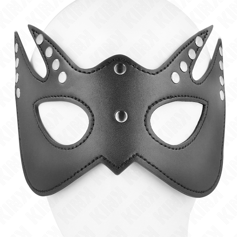 Masque de chauve-souris avec rivets 23x15 cm - Kink - KINK MASKED ALLURE