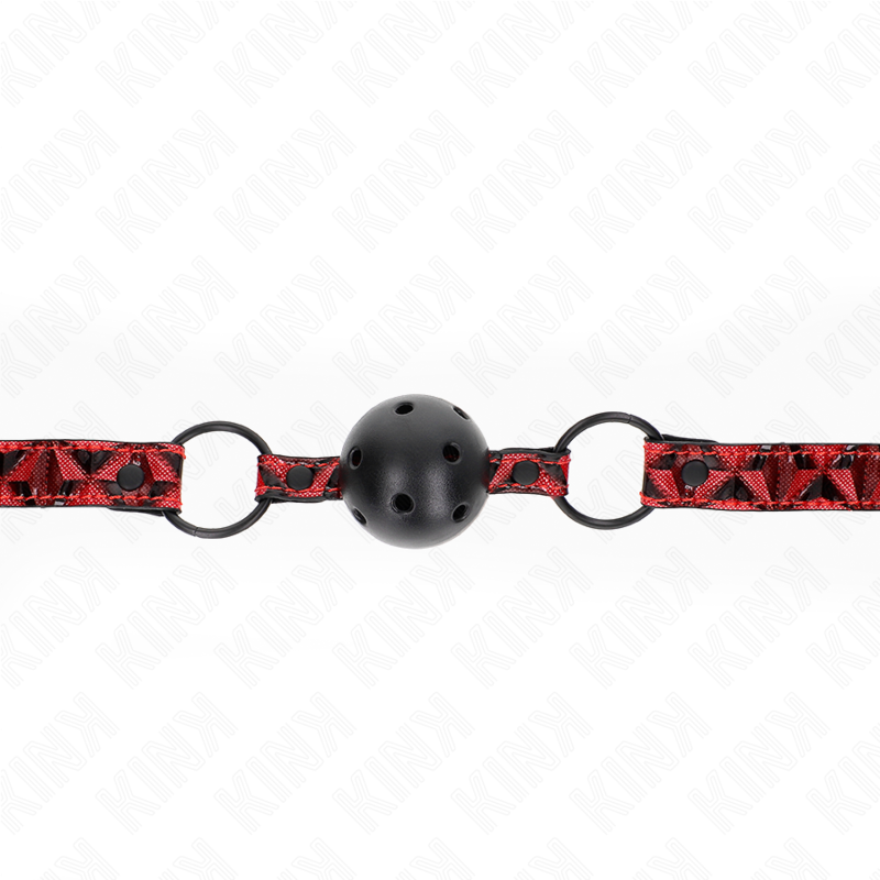 Gag Ball Motif Diamant 4,5cm Réglable - KINK