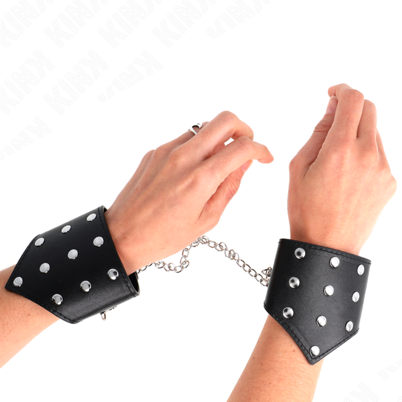 Bracelets BDSM Style Point Noir Chaîne Réglable - KINK - KINK WRIST RESTRAINT