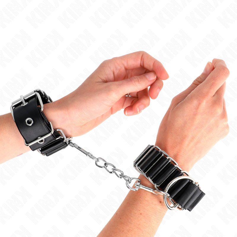 Menottes Contrainte Poignet Réglable Noir 16-22cm - KINK - KINK WRIST RESTRAINT
