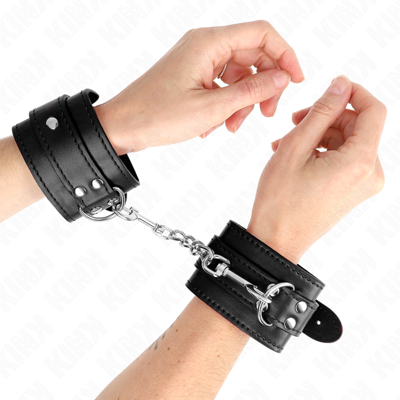 Bracelet BDSM Simple Noir Ajustable 20-23 cm - KINK - KINK WRIST RESTRAINT