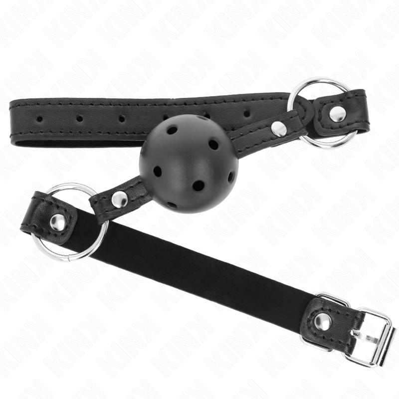 Gag Boule Creuse Noire 4,5cm - KINK