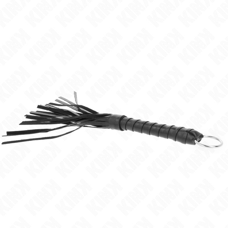 Kink - Mini Fouet BDSM Noir - 28 cm