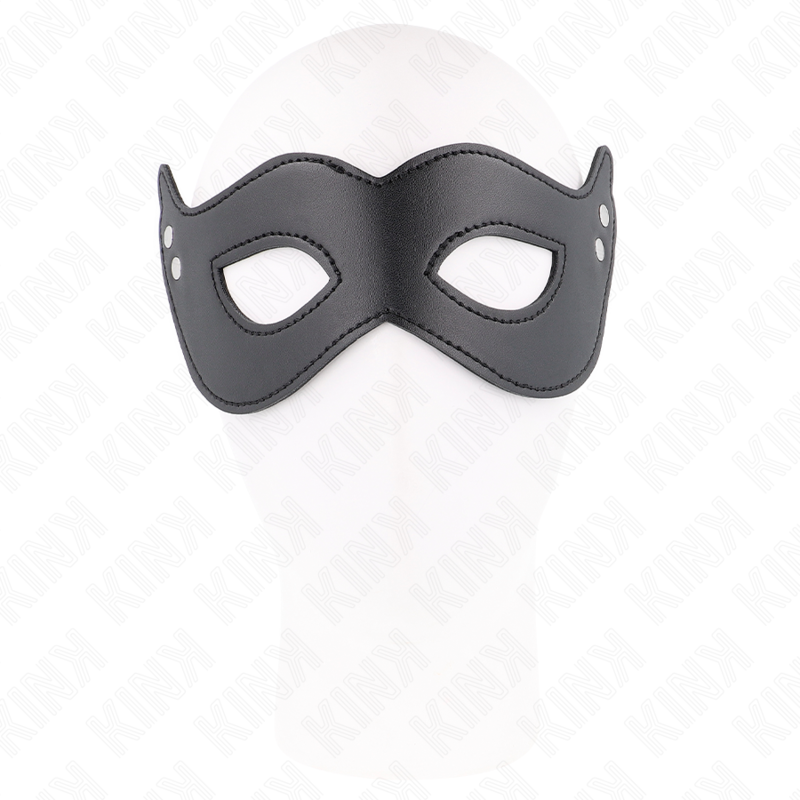 Masque en cuirette à rivets modèle 1 26x8 cm - Kink - KINK MASKED ALLURE