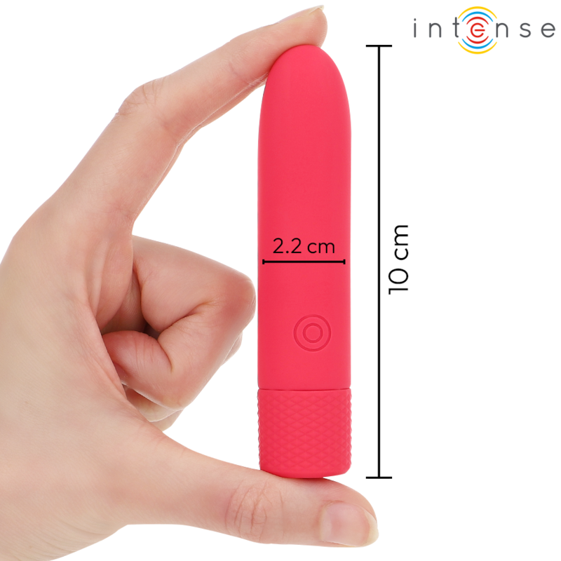 Bullet Vibrant Symone Rouge Rechargeable USB 8 Modes - Intense