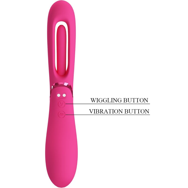 Vibromasseur point G Lexie 7 vibrations rose - Romance - ROMANCE