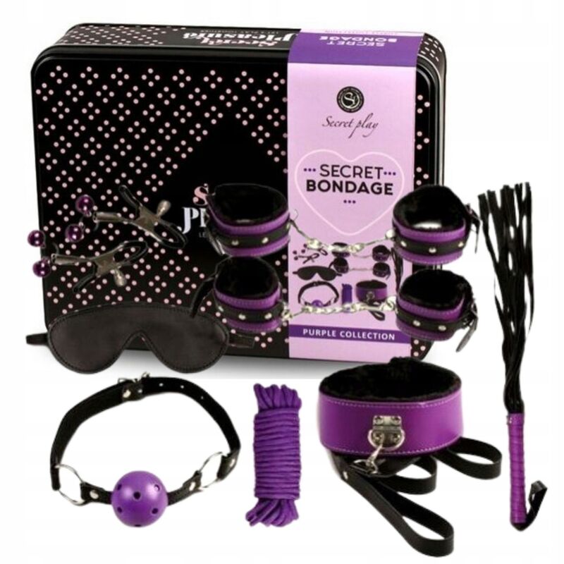 Secret Play - Coffret de Bondage Secret Pleasure - Violet