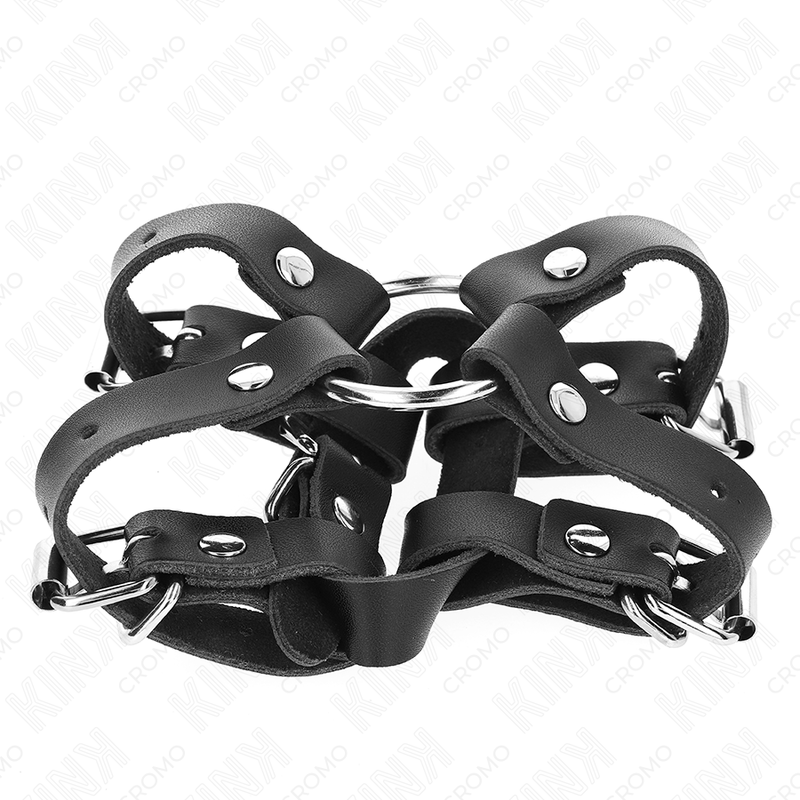 Anneau Pénien Sangles Réglables Cuir - KINK - KINK RING POWER