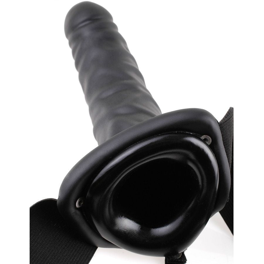 Gode-Ceinture Creux Vibrant Fetish Fantasy Noir 19cm - Fetish Fantasy