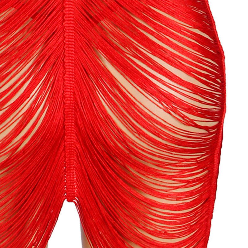 Robe à bretelles et string rouge L/XL - Subblime - SUBBLIME SETS