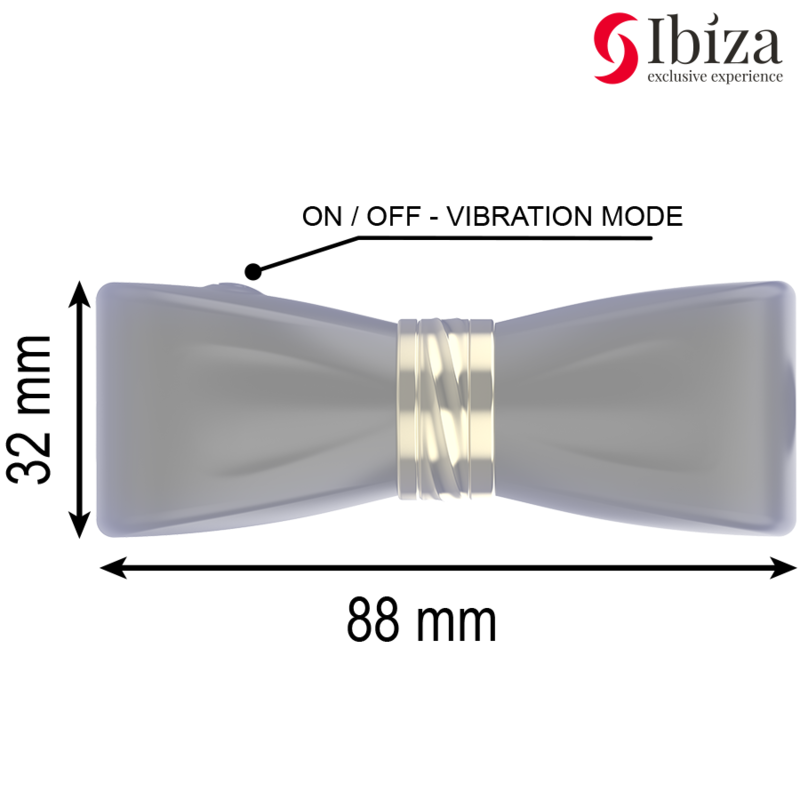 Stimulateur Clitoridien Ibiza Arc 3 Têtes Noir - Ibiza