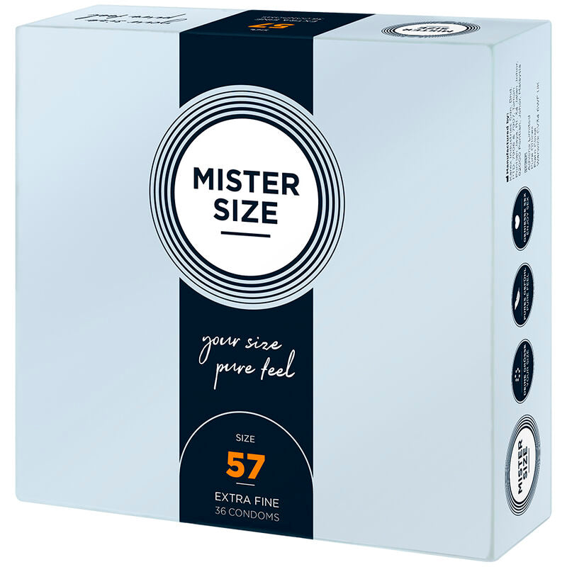 Préservatif taille L 57 mm Mister Size - lot de 36 - Mister Size - MISTER SIZE