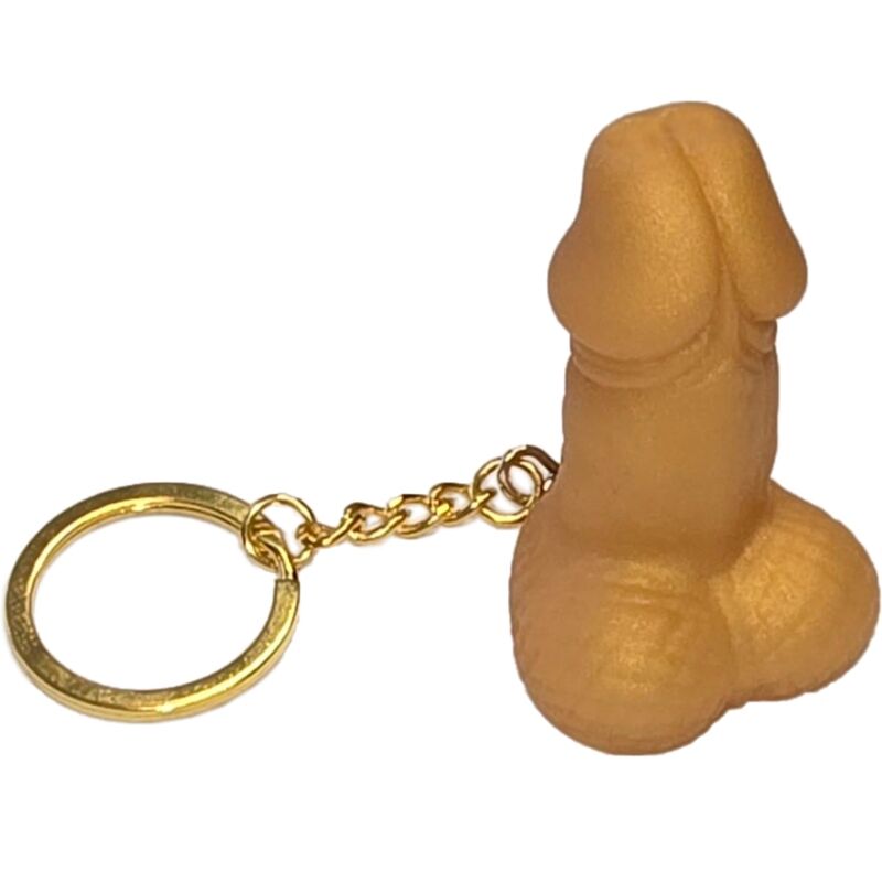 Porte-clés Sifflet Pénis Doré - Diablo Picante