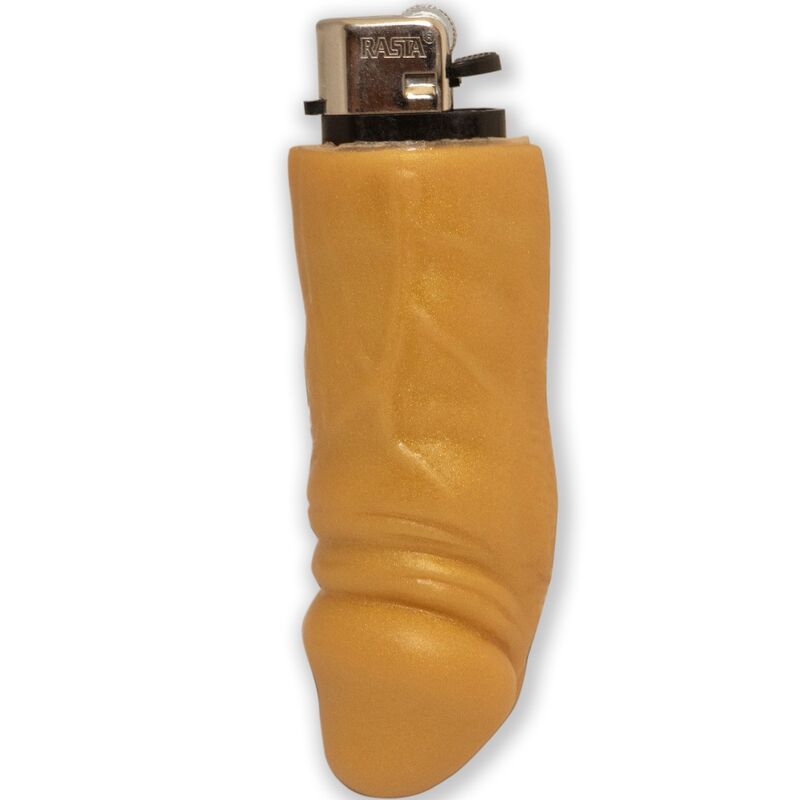 Briquet Fantaisie Pénis Caramel Doré - Diablo Picante