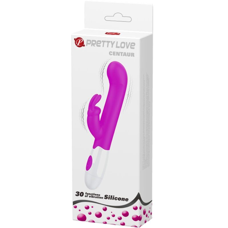 Vibromasseur Rabbit Centaure 30 Fonctions Violet - Pretty Love